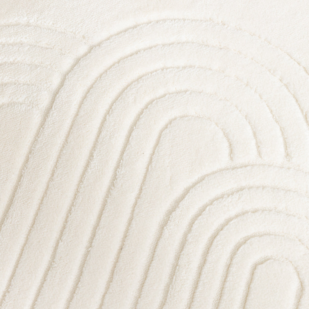 Bathroom Rug - Cassie Arches White