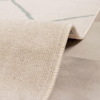 Scandinavian Outdoor Rug - Odin Lines Cream/Green