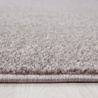 Round low-pile floor rug - Asa Beige