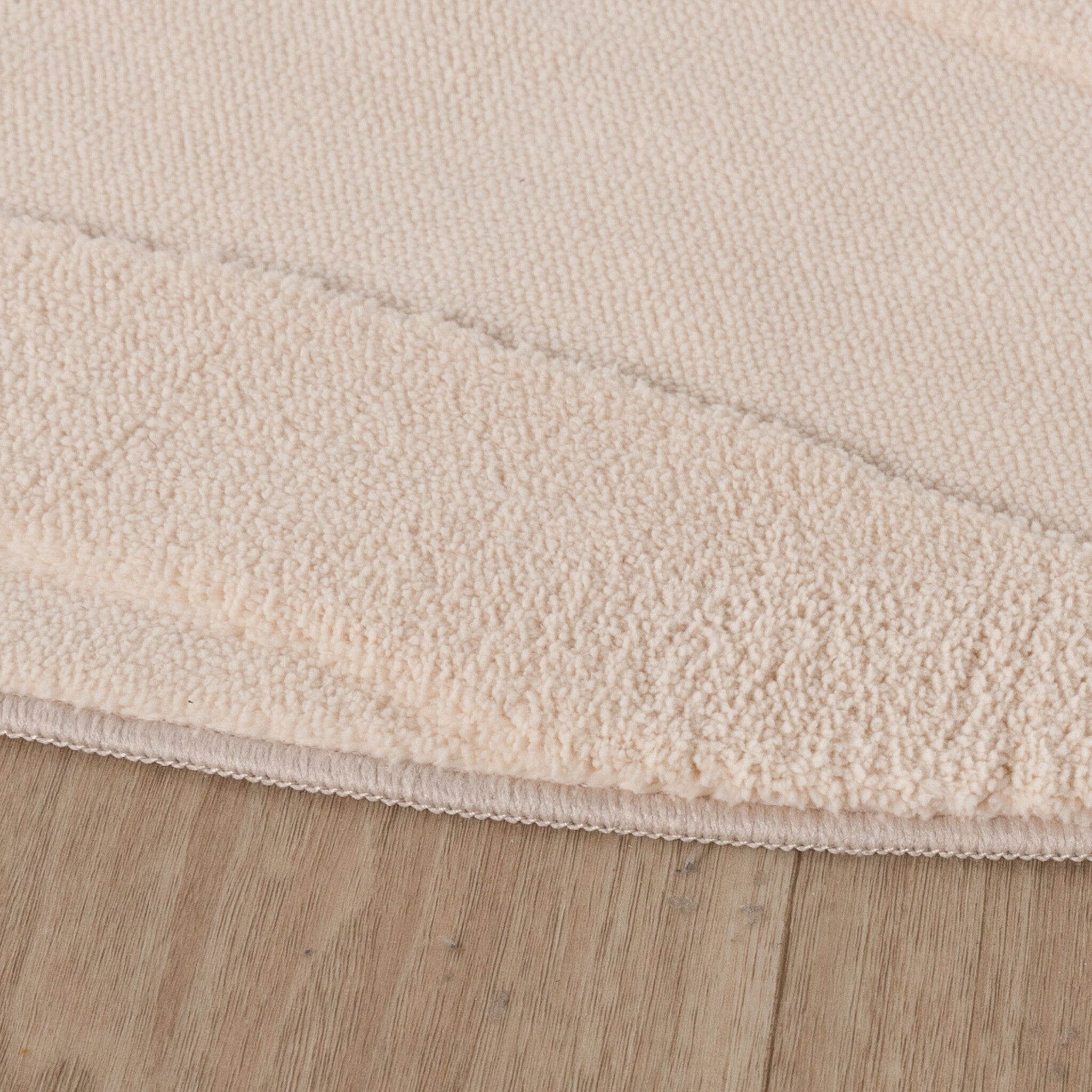 Round Scandinavian Rug - Charm Shapes Beige