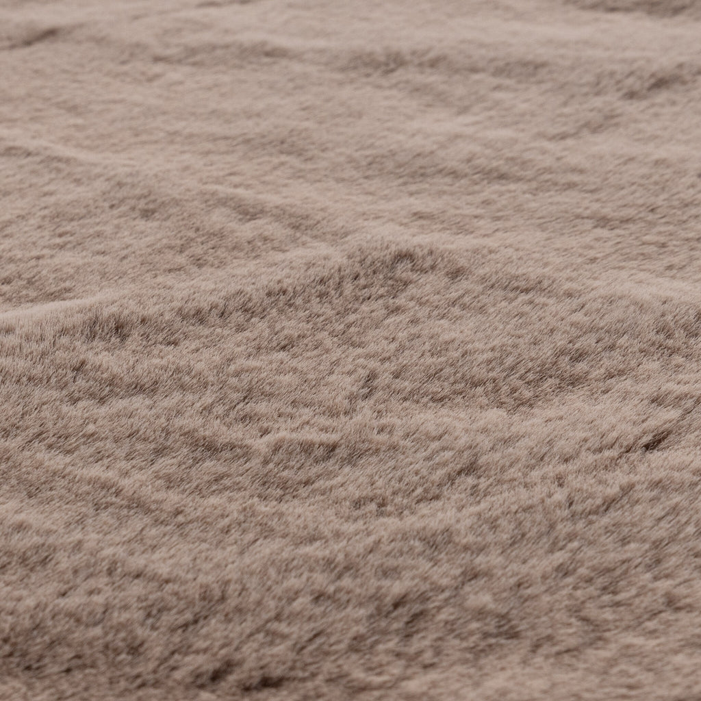 Oval High Pile Rug - Comfy Supreme Taupe
