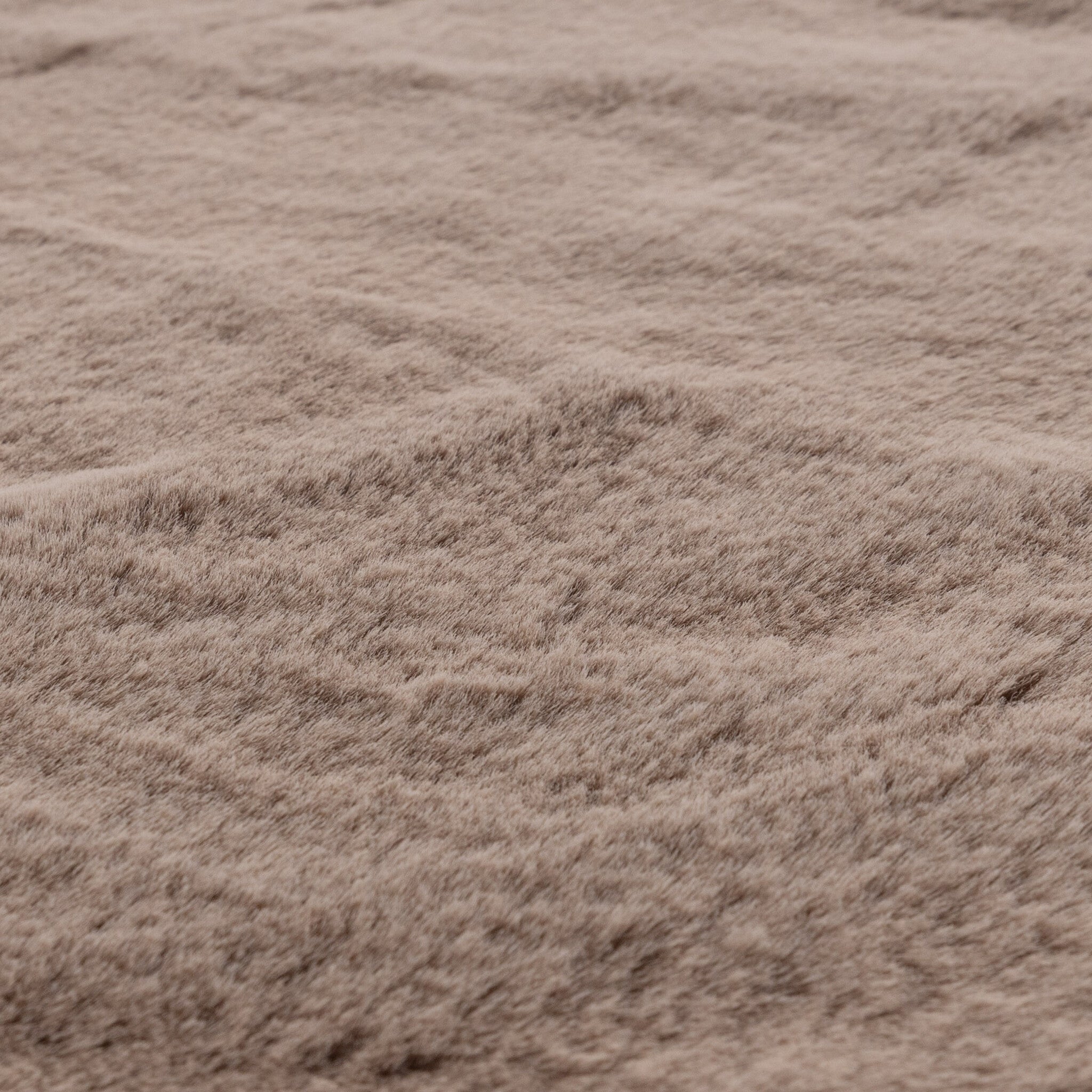 Oval High Pile Rug - Comfy Supreme Taupe