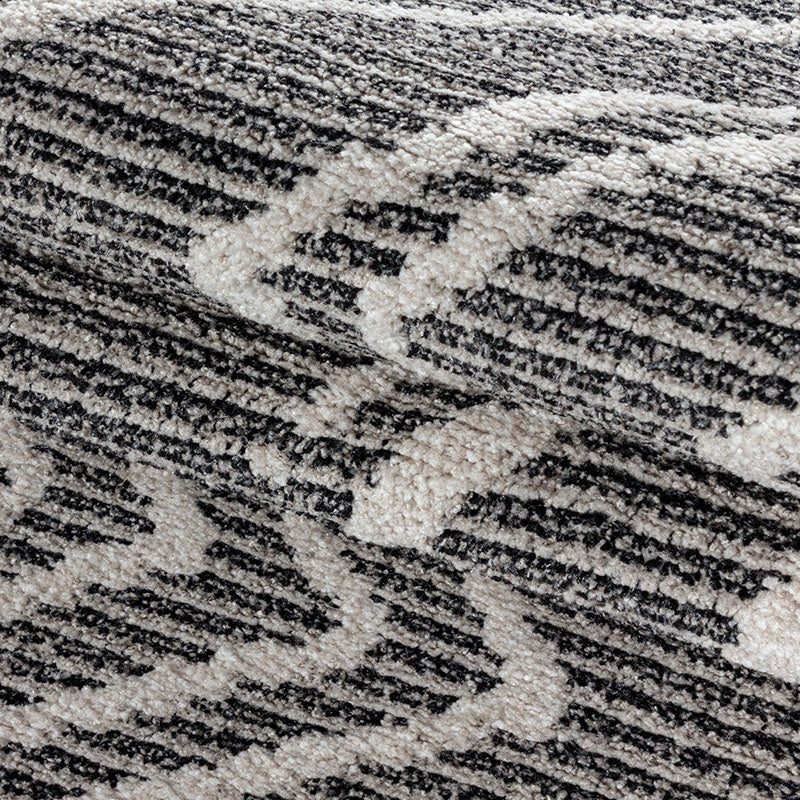Berber floor rug - Thama Raviel Black