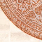Round Outdoor Rug - Summer Oriental Terra