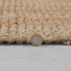 Jute floor rug - Sarito Natural