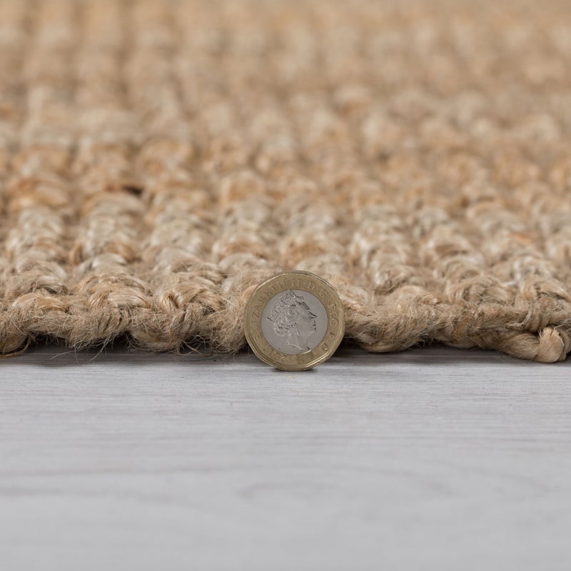 Jute floor rug - Sarito Natural