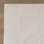 Scandinavian Rug - Charm Circles White