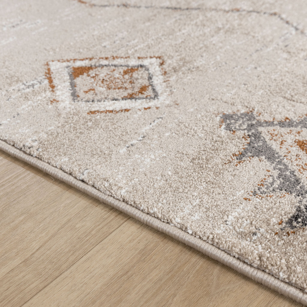 High pile rug - Blend Aztec Beige