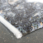 Square modern rug - Aspen Blue 8656