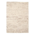 High Pile Wool Rug - Royal Cream/Taupe