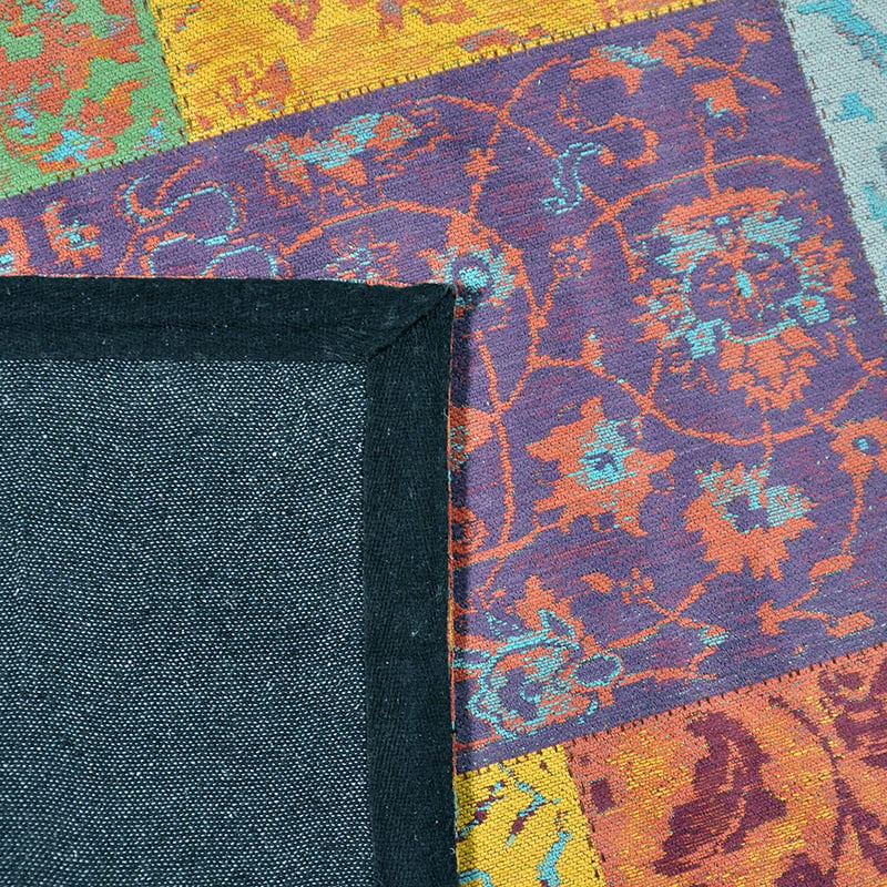 Patchwork floor rug - Delany Multicolor