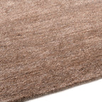 Wool floor rug - New Berbero Brown 611