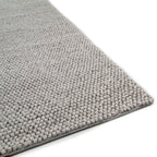 Wool Floor Rug - New Loop Light Grey 814