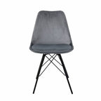 Velvet Chair - Grey