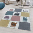 Children's Floor Rug - Fleurtje Animals Multicolor