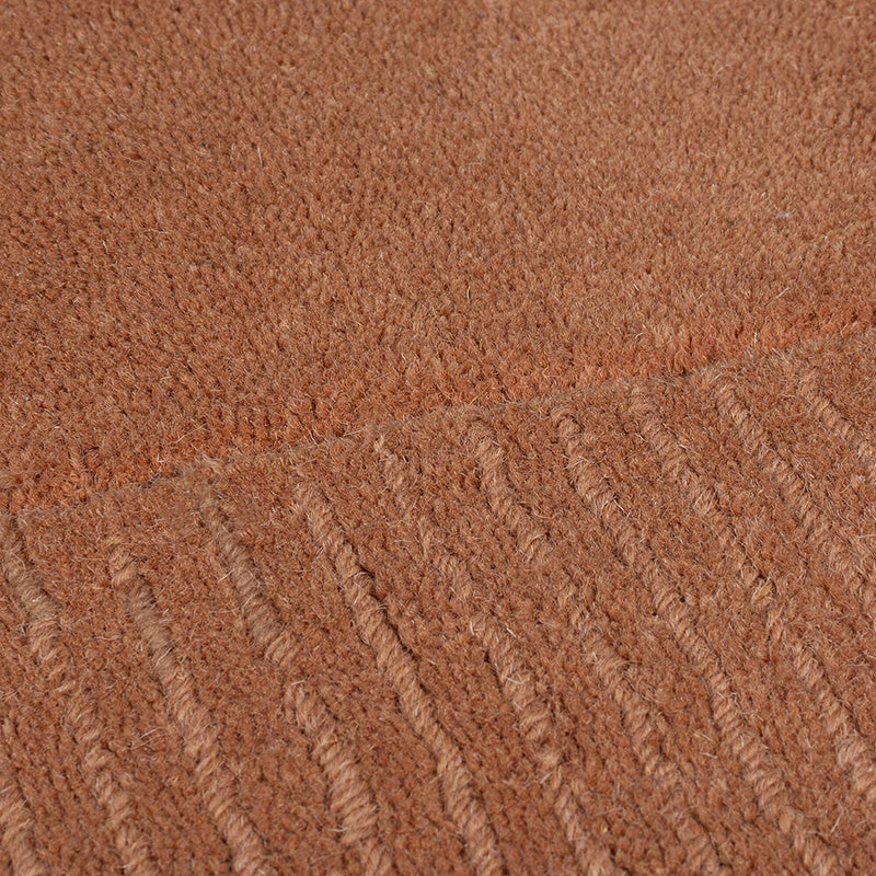 Solid floor rug - Tuscano Orange