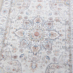 Washable Runner - Domingo Mandala White