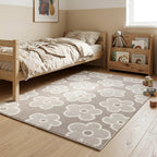 Kids Room Rug - Bowie Flower Taupe