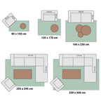 High Pile Rug - Solid Taupe