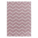 Low-pile floor rug - Smoothly Weave Pink/White