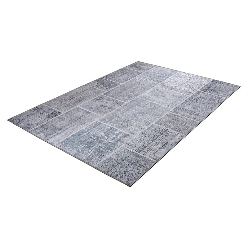 Patchwork floor rug - Nadine Grey