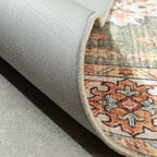 Vintage Outdoor Rug - Santo Medallion Olive Green