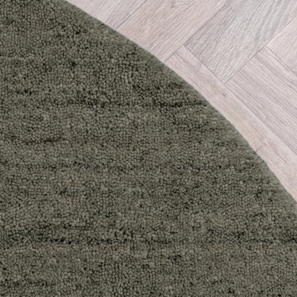 Berber rug - Aicha Pebble Dark Green