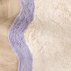 Round Washable Rug – Hazy Lilac/Cream