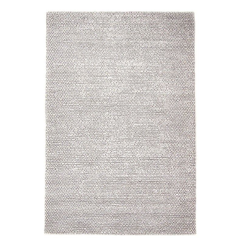 Wool floor rug to measure - New Loop Light Grey 814