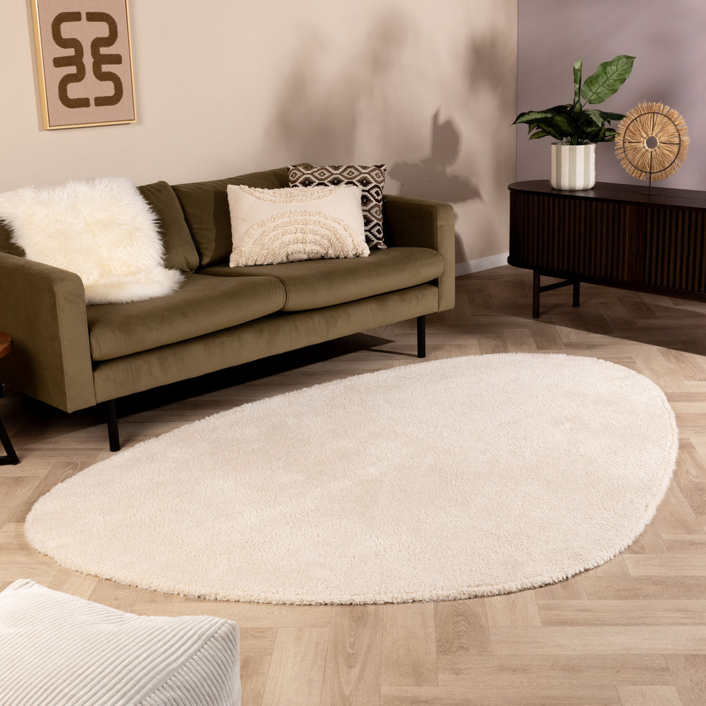 Soft organic rug - Teddy Creme