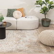 Modern Rug - Hendrix Grunge Cream/Terracotta
