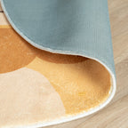 Round Washable Children’s Play Rug – Sammy Lion Brown