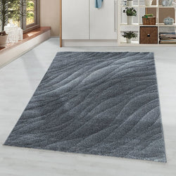 Modern floor rug - Optimism Current Grey