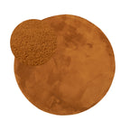 Round Washable Rug - Vivid Terra