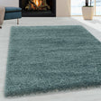 High-pile Floor Rug - Softy Blue/Green