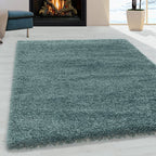 High-pile Floor Rug - Softy Blue/Green