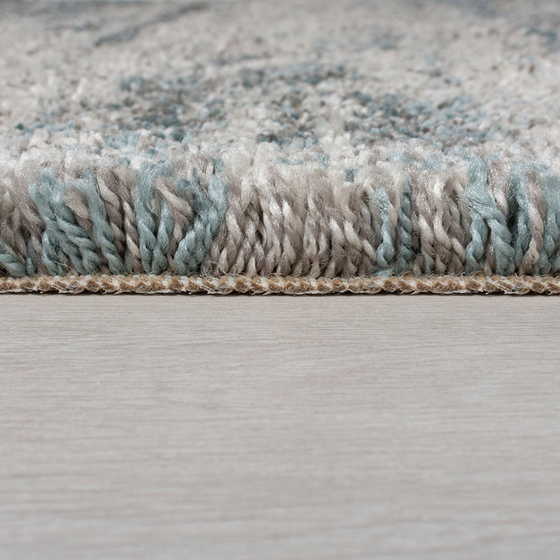 High-pile floor rug - Dakaro Reza Blue