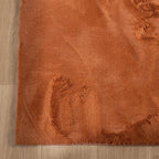 Soft Low-Pile Rug – Cozy Terracotta