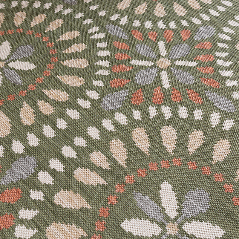 Indoor Outdoor Rug - Ranch Mandala Green