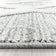 Round Scandinavian floor rug - Pitea Diamond Grey