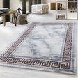 Modern Rug - Marble Edge Grey/Brown