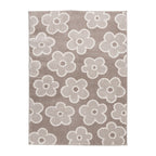 Kids Room Rug - Bowie Flower Taupe
