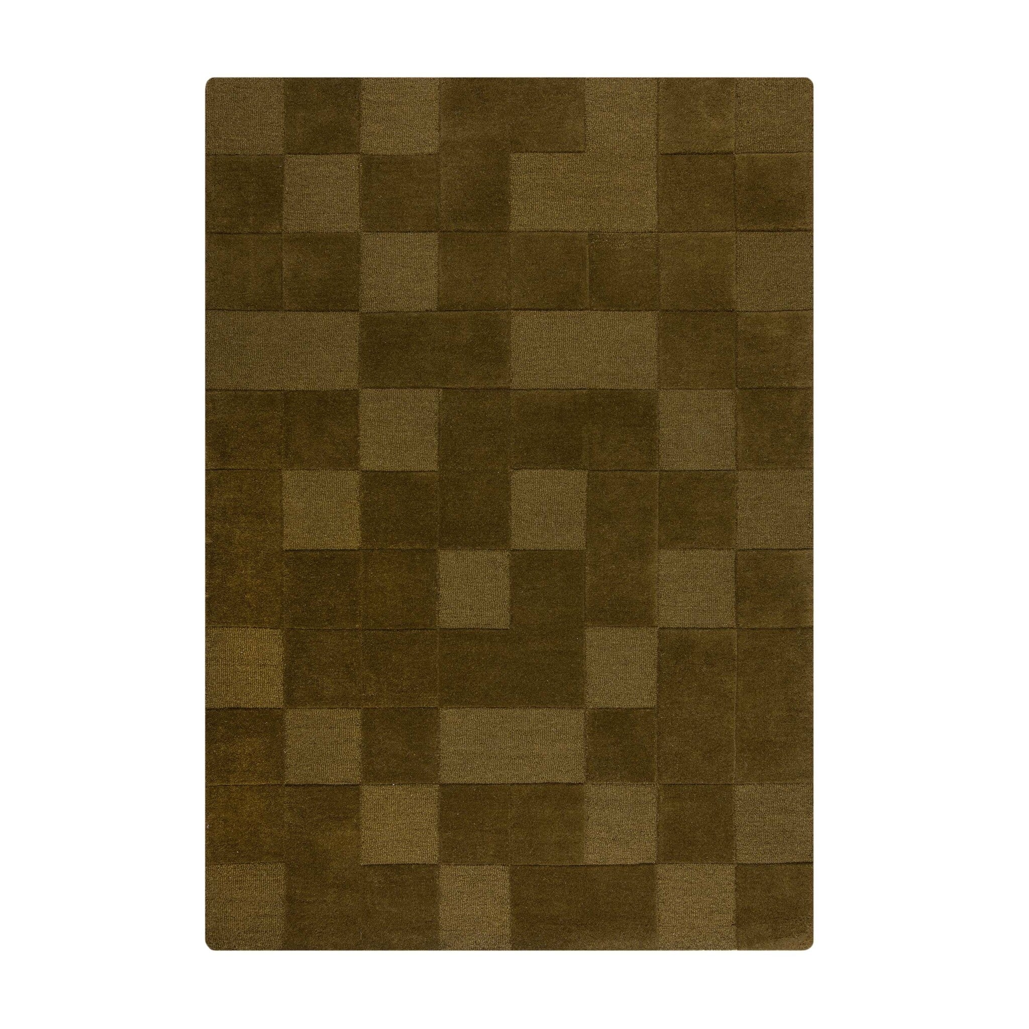 Luxury Rug - Xeano Checkerboard Green