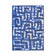 Retro floor rug - Kuba Ultramarine 9336