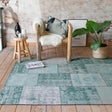 Patchwork Rug - Dreams Mint Green/Turquoise