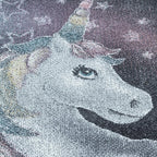 Children's Floor Rug Unicorn - Fleurtje Grey