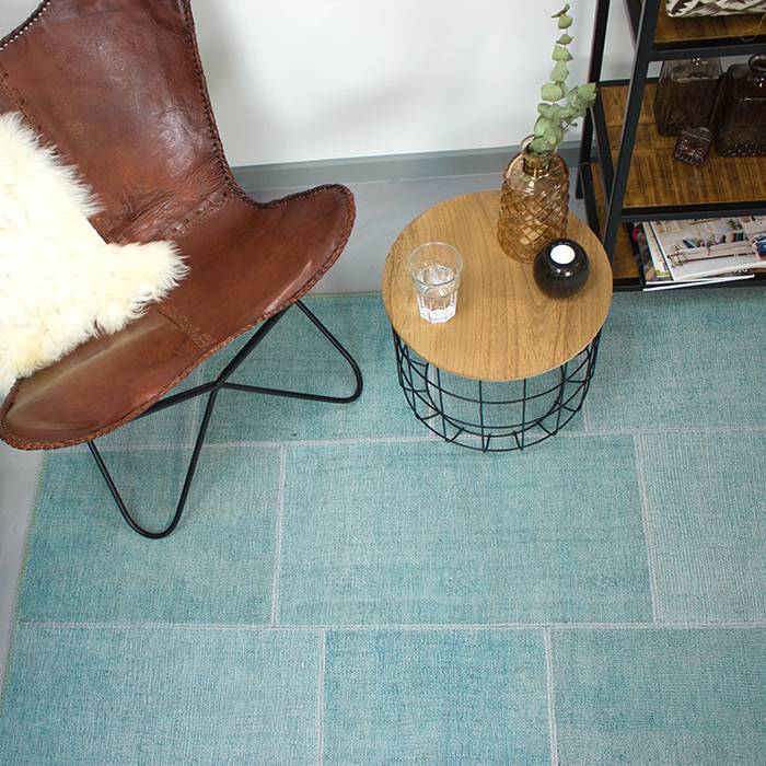 Patchwork Rug - Moods Sea Blue No.08 190x290cm