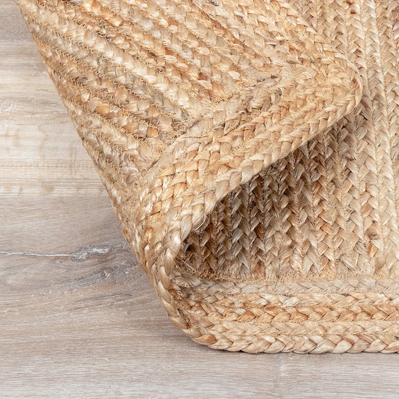 Jute Rug - Fair Square Natural