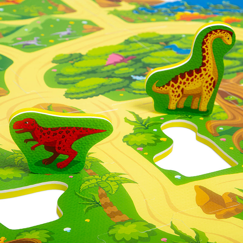 Foam Puzzle Mat - Max Dino Safari Multicolor