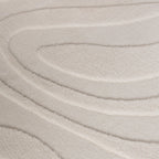Round Scandinavian Rug - Charm Shapes White